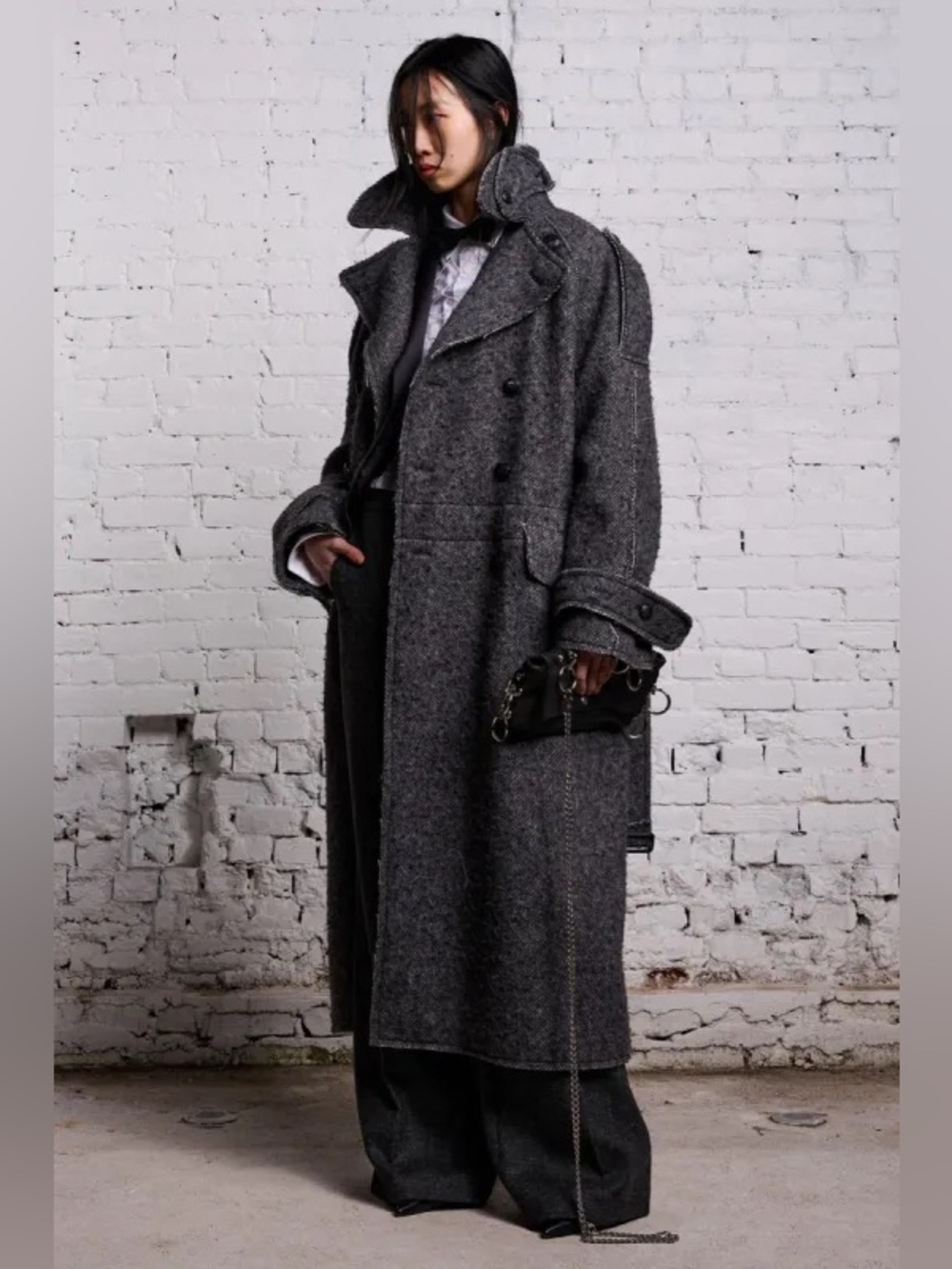 R13 Jumbo Military Coat Size of coat : XS-S Oversized
